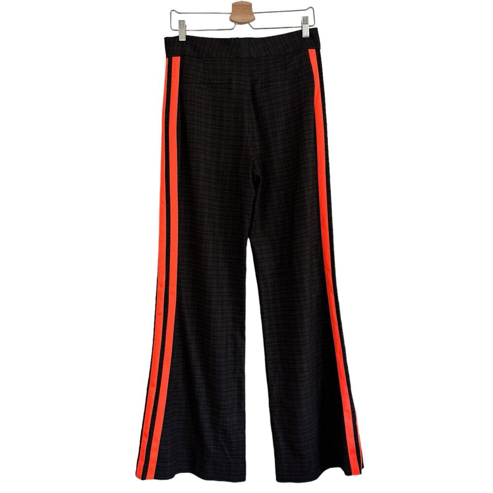 Alice + Olivia Dylan Plaid High Waist Wide Leg Pants - Picture 3 of 16